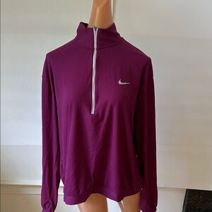Nike Plum Quarter-Zip Pullover